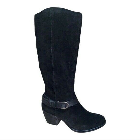 American Rag Tegan Black Leather Dress Boots Size 6.5M New - Picture 2 of 8